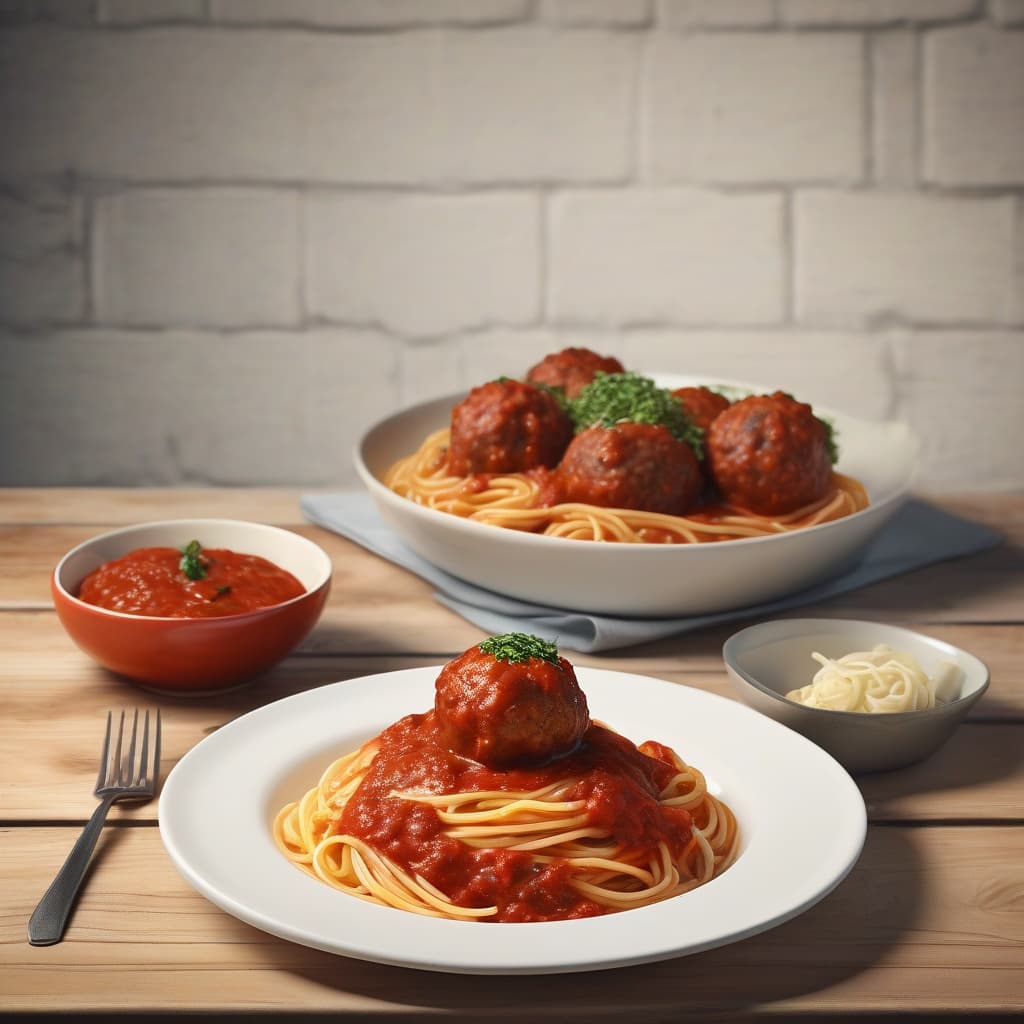 Spaghetti and Meatball