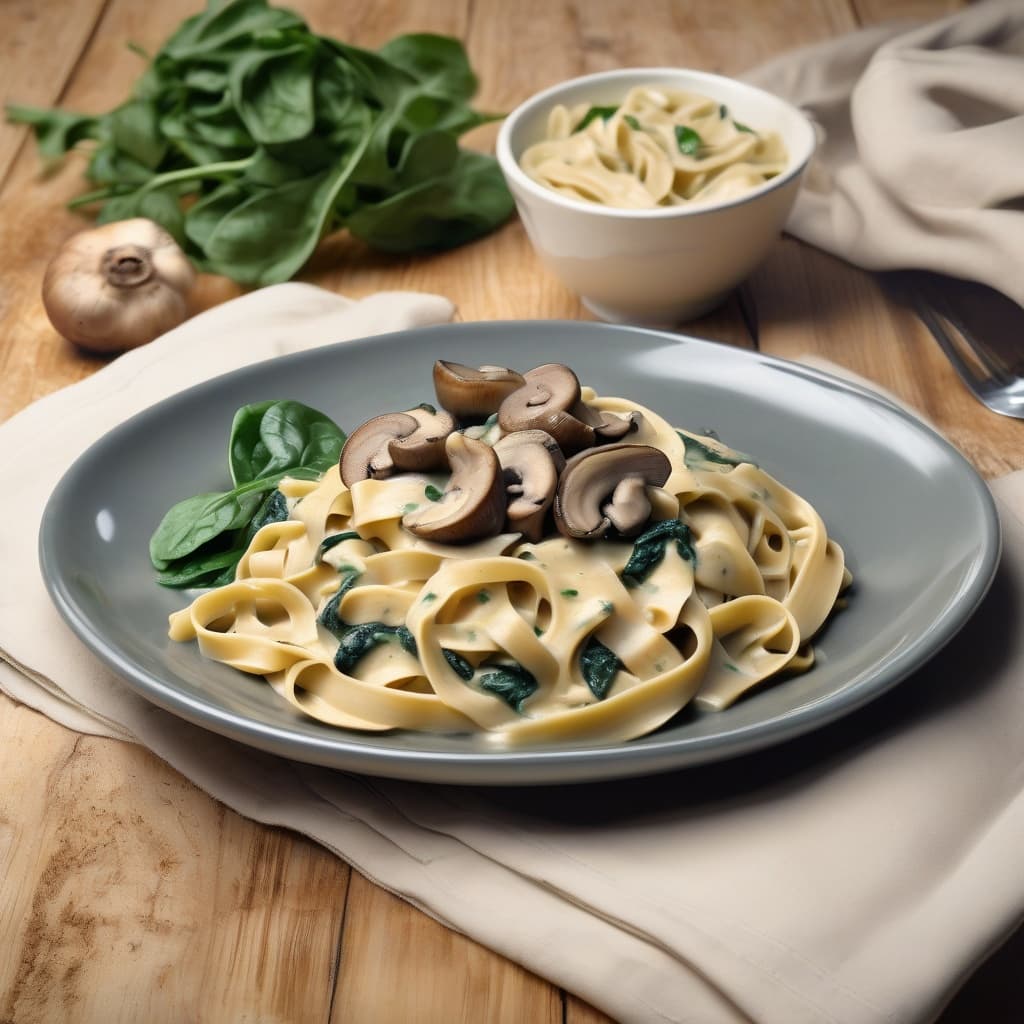 Dijon Cream Fettuccine